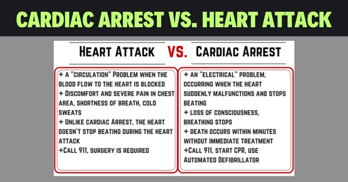 Cardiac Arrest vs. Heart Attack: Understanding the Critical Differences
