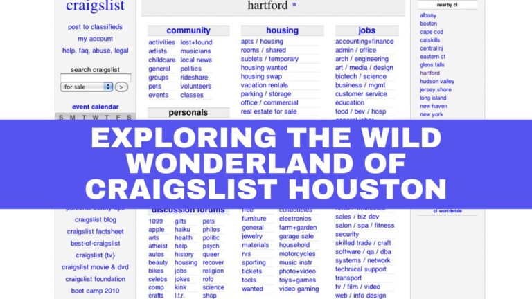 Craigslist Houston