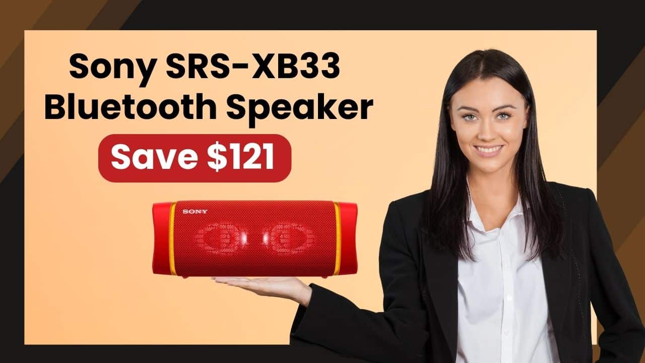 Sony SRS-XB33 Bluetooth Speaker