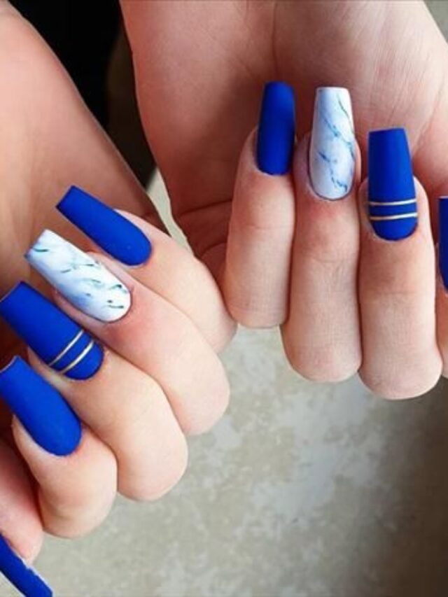 Chic Blue Nail Art Designs For An Amazing Manicure